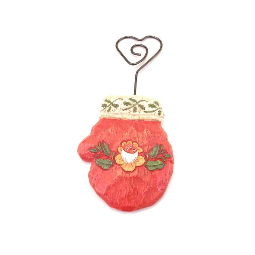 2003 Enesco Jim Shore Heartwood Creek Mitten Ornament 113470